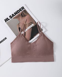 New Arrival Bra-wrapped Bra Women's Underwear Without Steel Ring High Elastic Fixed Cup Vest-style Sports Comfortable Sling Bra Women