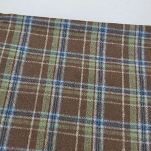 Manufacturer's Smooth Plaid Fabric, Autumn and Winter Woolen Coats, Small Fragrant Shoes, Hats, Bags, Pants and Skirts, Fashionable Blanket Velvet