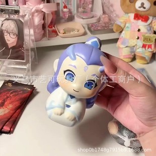 Devil Boy Naohai Naozha Pinch Le Ao Bing Slow Rebound Children's Cartoon Toy Movie Same Doll Hand-made Explosions