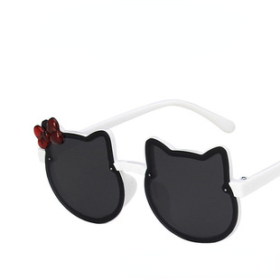 Children's Sunglasses Girls Anti-UV Cute Super Cute Baby Glasses Little Girl Soft Leg Silicone Polarized Sunglasses