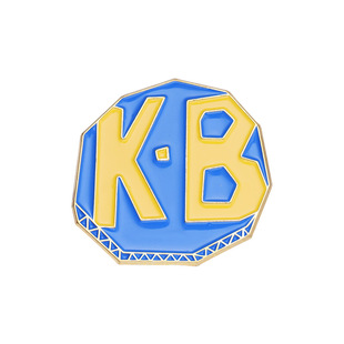Cross-border new brooch English cartoon spring and Japanese defense team peripheral clothing bag all-match alloy oil dripping brooch