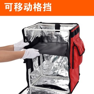 Factory 42/56 litre double shoulder takeaway box wholesale fast food delivery incubator takeaway bag delivery box double back