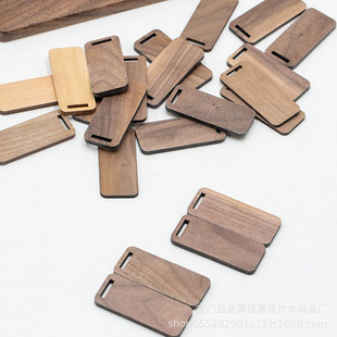 Creative DIY wooden laser engraving pendant pet card handwritten card solid wood key card wish card nothing card