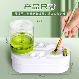 Paintbrush Cleaner Color Paint Pen Washing Bucket Gouache Pen Washing Brush Small Toilet Pen Tank Rinse for Fine Art Students