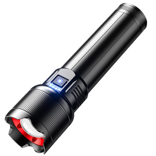Cross-border new high-power bright flashlight outdoor household flashlight aluminum alloy long endurance high lumen flashlight