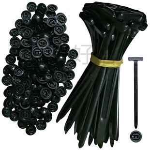 100PCS Nylon Universal Cable Tie Buckle 100pcs