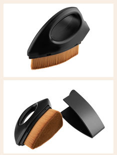 Новая кисть для кисти для макияжа Iron Foundation Brush Инструменты для красоты Портативный ящик для хранения кистей поддерживает цельные волосы