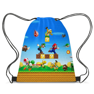 Mario Студенческая сумка для хранения Спортивный фитнес рюкзак Марио