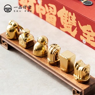 Official Hats from the Tang, Song, Yuan, Ming and Qing Dynasties, Tube Hat Ornaments, Gift Boxes, Handicrafts, Classy Tea Pet Collection Ornaments, Wealth and Prosperity