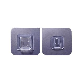 Hook punch-free multi-functional seat wall-mounted router rack patch socket holder seamless mother and child buckle