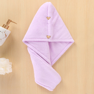 Hair drying cap Women's absorbent double-layer thickened 2023 new style headscarf shampoo hair brush super quick-drying towel shower cap