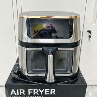 10L large capacity household electric fryer visual touch screen multifunctional fryer intelligent air fryer factory wholesale