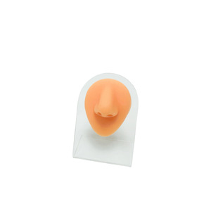 Human silicone facial features model piercing practice ear nose eyes eyebrow bone tongue lips teaching piercing practice