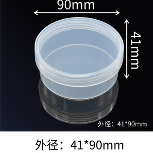 Shenzhen Manufacturer Round PP Material Storage with Lid Anti-slip Thread Millet Bar Badge Desktop Storage Round Can Box