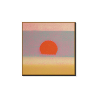 Nordic abstract sunrise sunset poster painting simple watercolor painting living room home decoration painting restaurant canvas painting core