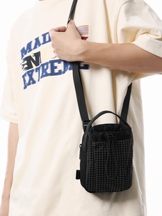 Personalized Tooling Headset Water Bottle Bag Men's Street Trendy Cool Large Capacity Outdoor Commuter Storage Mobile Phone Bag Crossbody Bag Women's