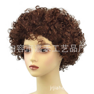 Color explosive head fan hair wig activity dress props rainbow running headgear hair accessories children adult clown