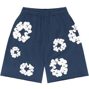 Summer high street tide brand new kapok full print foam printing round neck short sleeve T-shirt fashion y2k shorts wholesale