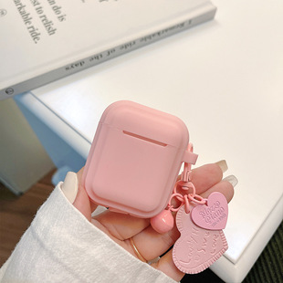 S ветрено любовь подвеска airpods защитный чехол 1/2 яблоко 4 силиконовые наушники airpods Pro применяется 3