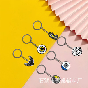 Cross-border car accessories keychain pvc soft rubber tire key chain accessories schoolbag small pendant wholesale Amazon