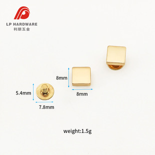 Factory Direct Supply of Various Specifications of Luggage and Leather Goods Decorative Buckles, Foot Nails, Bag Bottom Screws, Round Flat Screws