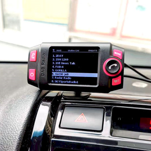 Европейский 2,4-дюймовый цветной экран автомобиля DAB/DAB + цифровое радио с автомобильным Bluetooth громкой связи Автомобильный MP3
