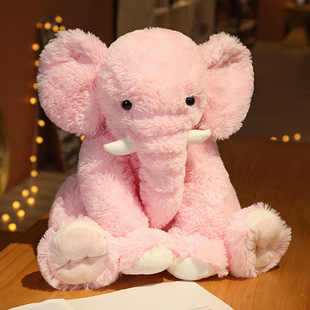 Elephant Plush Toy Doll Cute Simulation Baby Elephant Doll Children's Birthday Gift Cute Bed Doll
