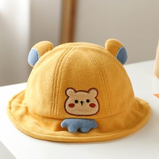 Baby Hat Spring and Autumn Summer Sunscreen Children's Cute Super Cute Fisherman Hat Boys and Girls Baby Thin Basin Hat