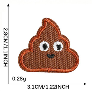 Wappen Mini Small Size Embroidery Stickers Original Cartoon patch Accessories Accessories DIY Patch Cloth Stickers