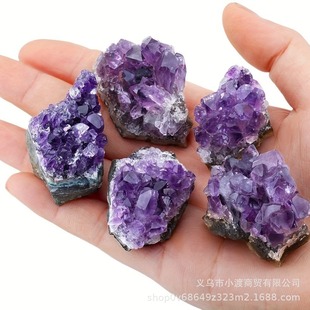 Brazil Amethyst Cluster Natural Amethyst Indoor Small Ornaments DIY Jewelry Accessories Crystal Wholesale Temu Explosions
