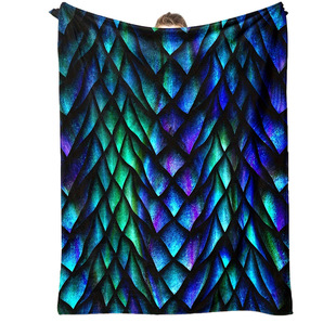 Light Luxury Flannel Four Seasons Universal Sofa Blanket Small Blanket Air Conditioning Office Blanket Warm Comfortable Blanket