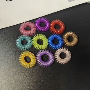 Phone line hair band female Korean mermaid princess gradient color fashion fluorescent hair rope temperament hair accessories tie hair rubber band