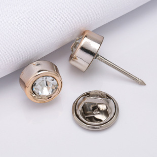 Lengthened Needle Anti-running Light Button Nail-free Seam-free Curtain Anti-warping Edge Fixed Button Removable Strap Pin Button