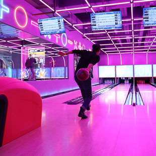 Shikewei simulation indoor bowling game machine real bowling lane professional Scoring System video game City game