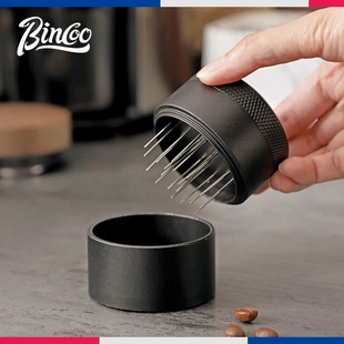 Игла для пудры из кофейной ткани Bincoo поворотная регулируемая по высоте игла для пудры устройство для равномерного разрушения блока игла для рассыпчатой пудры