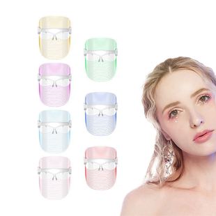 Factory wholesale led mask instrument 7 color light skin rejuvenation instrument home phototherapy beauty instrument spectrometer beauty mask