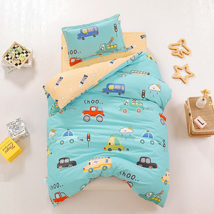 Class A Cotton Quilt Three-piece Set Kindergarten Bedding Six-piece Set Children's Park Nap Summer Quilt Set Quilt Cover