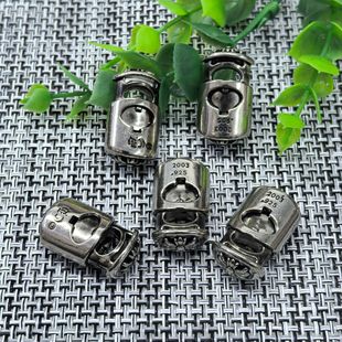 Metal Bell Tightening Buckle Wholesale Vintage Crow Core Spring Pig Nose Shoe Buckle Loose Adjustment Buckle Set Rope Buckle