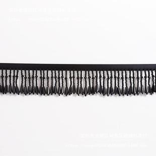 Water drop beaded tassel lace accessories costume hanging beads vintage ethnic lace curtain handmade hanging ear accessories