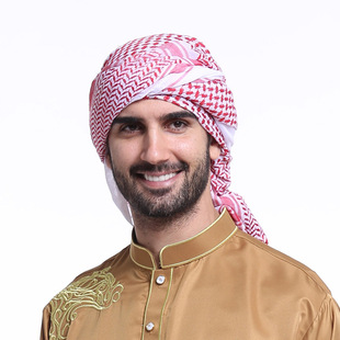 Arabian Dubai Saudi Arabia Men's Turban Cross Border AliExpress EBAY Amazon 140 Large Square Turban