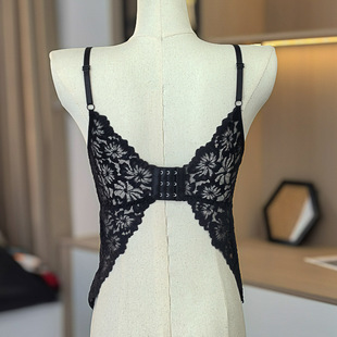 Lace Beauty Back Wrap Chest Camisole Women's Fixed Cup Anti-running Light Inner and Outer Wear Base Shirt Underwear Women's Belt Chest Pad