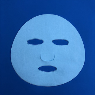 Color microfiber mask cloth 45g super soft hydrating disposable artificial skin mask paper blue mask paper