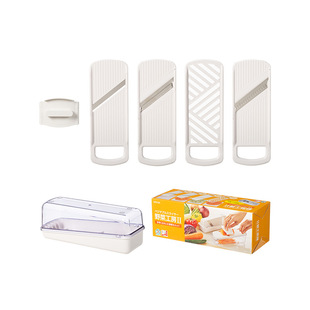 Shimomura Industrial Japan Imported Silk Wipe Multifunctional Vegetable Cutting Artifact Carrot Shredded Potato Shredder Shredder Shredder Shredder Shredder