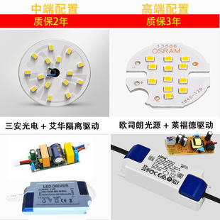Square downlight recessed led ceiling light supermarket bean gall light hotel grille light double head downlight single head spotlight 5