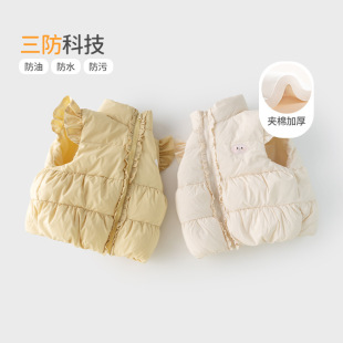 Autumn and winter baby waistcoat warm thickened waistcoat autumn and winter new baby outerwear waistcoat warm baby thickened