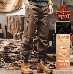 American Retro Tooling Pants Men's Autumn 2024 New Loose Outdoor Hunting Tactical Function Men's Casual Pants