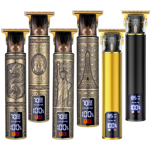 Cross-border T9 bald head artifact oil head electric clipper hair clipper hair clipper digital display Electric Hair Clipper wholesale