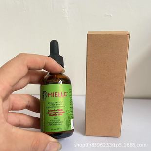 Cross-border Mielle Hair Care Rosemary Mint Strong Hair Care Essential Oil 59ml Hair Essential Oil Wholesale Traceless Hair