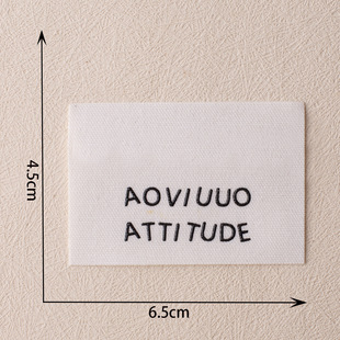 New silk screen printing cloth label clothing accessories clothing coat hat socks pants luggage with decorative cloth stickers