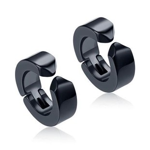 Non-Pierced Ear Clips for Men and Women, Trendyy and Personalized Titanium Steel Painless Earrings, Fashionable, Simple and Versatile Aperture Earrings